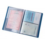 Органайзер Favor 2.0 для семейных документов на 4 комплекта документов, формат А4, синий