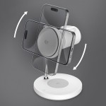 Беспроводная зарядная станция 3 в 1 QI2.2 Max Power, Белая, Deppa