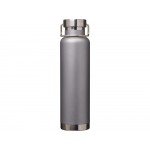 Бутылка для воды с вакуумной изоляцией Thor объемом 650 мл из переработанной нержавеющей стали, сертифицированной по стандарту RCS - Серый