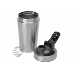 Спортивный шейкер из нержавеющей стали Top Up, 500 мл, серебристый (Р)