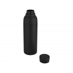 Illuminate бутылка-термос для воды с двойными стенками объемом 650 мл из переработанной нержавеющей стали, сертифицированной по стандарту RCS - сплошной черный