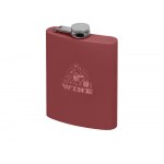 Фляжка 240 мл Remarque soft touch, 304 сталь, бургунди