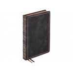 Ежедневник недатированный А5 Royal, черный с бронзовым срезом