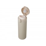 Вакуумная термокружка Waterline c кнопкой Guard, 400 мл, тубус, бежевый