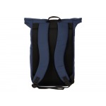 Рюкзак на липучке Vel из переработанного пластика, синий