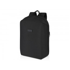 Рюкзак Luma для ноутбука с диагональю экрана 15 дюймов с защитой от кражи объемом 10 л из материала, переработанного по стандарту GRS - сплошной черный
