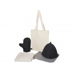 Банный набор с килтом Healing Light, мужской, серый