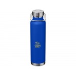 Бутылка для воды с вакуумной изоляцией Thor объемом 650 мл из переработанной нержавеющей стали, сертифицированной по стандарту RCS - Ярко-синий