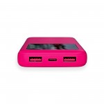 Внешний аккумулятор Kris soft touch, 10000mAh (Розовый)