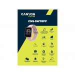 Смарт-часы со встроенным плеером Canyon SaltSW-78, розовый (Р)