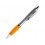 Ручка пластиковая шариковая CONWI, серебристый/апельсин