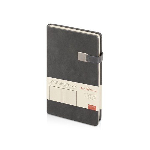 Ежедневник недатированный А5 Premier, серый Ежедневник недатированный А5 Premier, серый