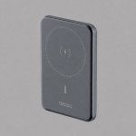 Внешний АКБ NRG MageSafe Alum 5000 мА-ч, 15Вт QI, серый, Deppa
