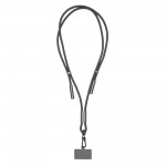 Шнурок-держатель для телефона с зарядным кабелем USB-C на USB-C/Lightning Lany Eco Charge, серый