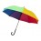 23-дюймовый ветрозащитный полуавтоматический зонт Sarah,  радужный