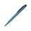 Ручка шариковая металлическая LUMOS M soft-touch, голубой/черный