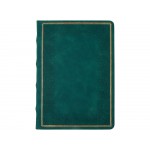 Ежедневник недатированный А5 Royal, зеленый с бронзовым срезом
