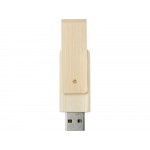 Rotate, USB-накопитель объемом 16 ГБ из бамбука, бежевый