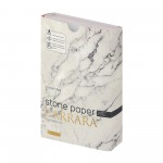 Ежедневник с каменной бумагой недатированный А5 Carrara, белый