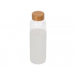 Бутылка для воды стеклянная Refine, в чехле, 550 мл, белый