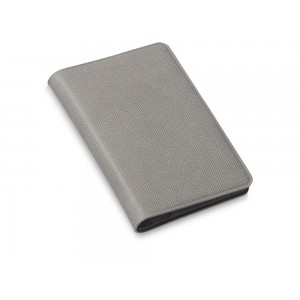 Футляр-книжка на 4-е карты с RFID Фэйвор (Favor), серый