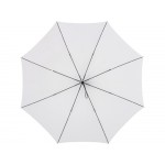 Зонт-трость 7399 Alugolf полуавтомат, белый/титан