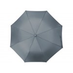 Зонт складной Tulsa, полуавтоматический, 2 сложения, с чехлом, серый