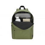 Байрон рюкзак для 14-дюймового ноутбука объемом 16 л, изготовленный из переработанных материалов по стандарту GRS, оливковый
