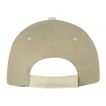 Бейсболка New Castle F 6-ти панельная, оливковый/натуральный