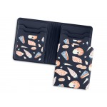 Картхолдер с отделением для наличных денег с возможностью полноцветной УФ-печати, софт-тач