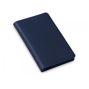 Футляр-книжка на 4-е карты с RFID Фэйвор (Favor), темно-синий
