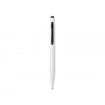 Пластиковая шариковая ручка пиши-стирай InkShift, белый корпус с черным