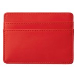 Картхолдер для двух карт и наличных денег с зажимом Crave, красный