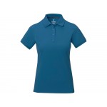 Calgary женская футболка-поло с коротким рукавом, tech blue (деним)