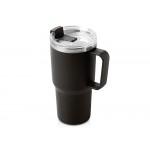 Термокружка Кенчер с двойными стенками из нержавеющей стали 304 и полипропилена, черный