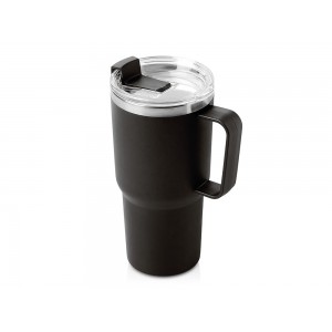 Термокружка Кенчер с двойными стенками из нержавеющей стали 304 и полипропилена, черный