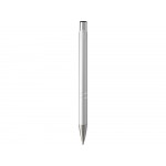 Шариковая ручка Moneta из переработанного алюминия (черные чернила) - Серебристый