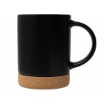 Кружка 450 мл с пробковым дном Корк & Бон, черный