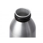 Алюминиевая бутылка для воды с ручкой Plain Alu, 650 мл, серебристый