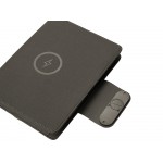 Подарочный набор металлическая ручка и блокнот А5 Twilight  со светящимся логотипом и пауэрбэнком