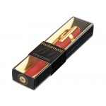 Ручка пластиковая шариковая Parliament, 0,7 мм, синие чернила, красный/золотистый