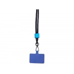 Ремешок на шею для телефона Риксо, синий/черный