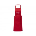 Фартук Andrea плотностью 240 г/м² с регулируемой завязкой на шее - Красный