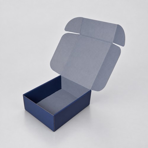 Коробка подарочная Колорит лайт МГК, размер XL, 23,5 х 30 х 10,5 см , темно-синий
