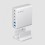 Зарядная станция 4xUSB Type-C, 2xUSB, PD, QC, 160Вт, белый, Deppa