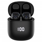 Беспроводные наушники с микрофоном Air Buds Pro, TWS, BT 5.3, LED, 300 мАч, черный, Deppa