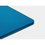 Блокнот Audrey А5 на сшивке в гибкой обложке софт-тач, синий