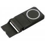 Беспроводной внешний аккумулятор с подсветкой лого и подставкой Magflash, 10000 мАч, 15 Вт, черный