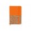 Блокнот А6 IRIS с комбинированной обложкой, натуральный/оранжевый