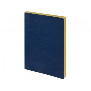 Ежедневник недатированный А5 Megapolis Nebraska Flex, синий с золотым обрезом